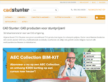 Tablet Screenshot of cadstunter.nl